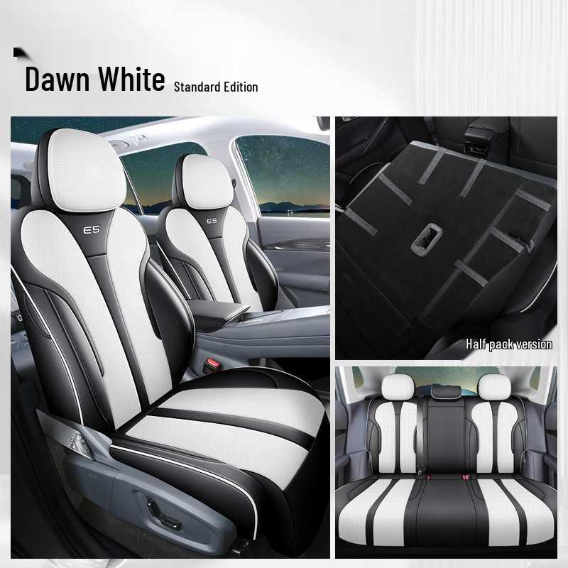 Geely Galaxy E5 All-Season Leather Car Seat Cover - Full Coverage Cushion