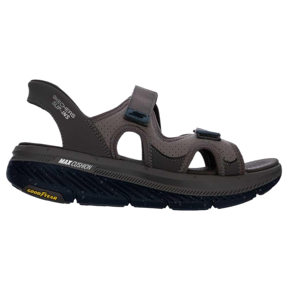 Skechers Max Ammortizzazione Premier 2.0 Sandalo Moda Comodo Ciabatte Uomo Sandali Marrone 229217DKTP