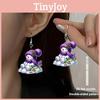 Christmas Acrylic Earrings Cartoon Doll Design For Holiday Party Accessories