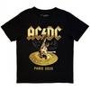 AC/DC Unisex Adult PWR´D-UP In Paris EU Tour ´25 Back Print T-Shirt