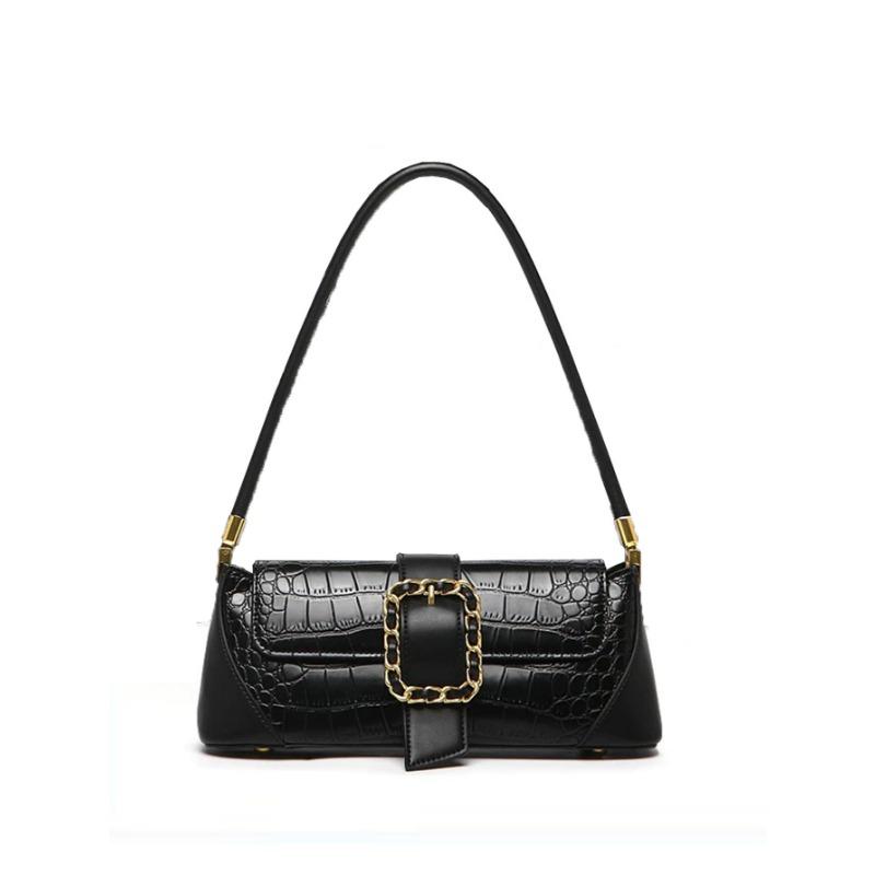 

Стильная и модная сумка, трендовая сумка подмышку для дам, сумочка чёрный