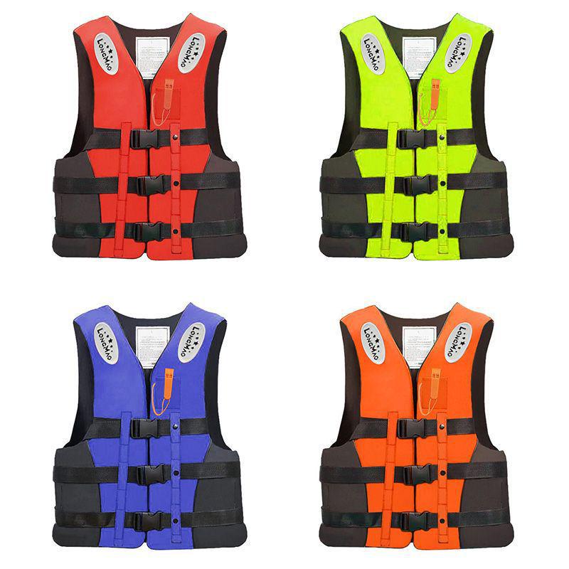 Professional Adult & Children Marine Life Jacket - Ideal for Swimming, Fishing, Snorkeling & Survival