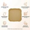 PAPER AIRFRYER BAKING LINERS LARGE SET 250 pcs 20×20 CM