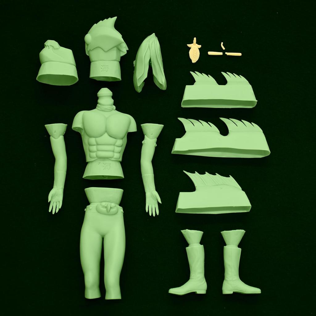 Kit vinil moale Kamen Rider Amazon, ediție reimprimată, vinil moale la scară, nevopsit, kit de asamblare 1/8 1/8