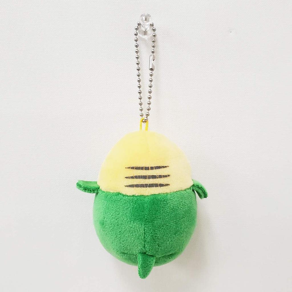 BESTEVER Soft Egg Ball Chain Plush Toy, Budgerigar, Green, Parakeet, 46161