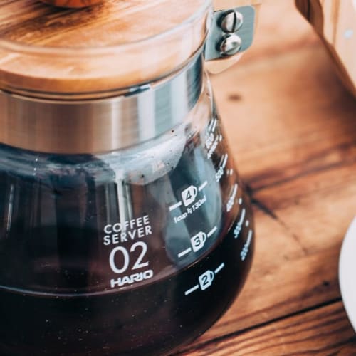 HARIO Coffee Server 600 Olive Wood Practical Capacity 600ml VCWN-60-OV