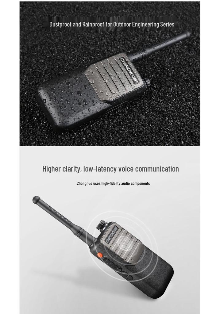 Zhongnuo 1B High-Power Handheld Walkie-Talkie for Construction, Hotels, and Security