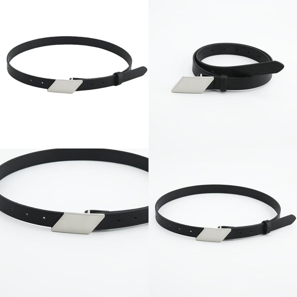 New Arrival Women's Denim Belt Decorative Belt Versatile Casual Belt Smooth Buckle Korean Style Fashion Belt