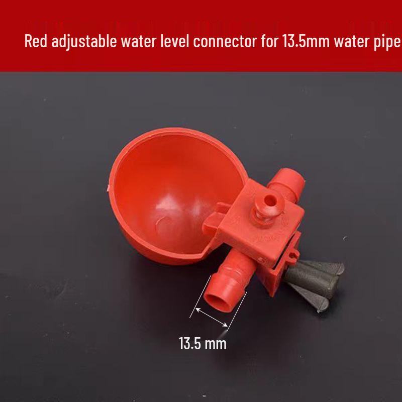Automatic Poultry Drinking Bowl for Chickens, Pigeons & Quails - Cage Hanging Water Tank with Auto-Stop Feature