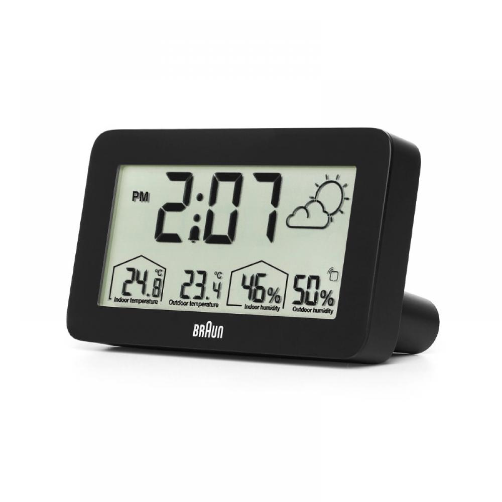 Braun Bc13bp Digital Crescendo Alarm Weather Public Desk Ceas