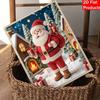 Weihnachten Weihnachtsmann Perlenmalerei Kunst Malset Handgemacht DIY Heimdekoration Malerei