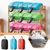 Tragbare Reise-Schuhtasche Großes Fassungsvermögen Staubdichte Organizer-Taschen Reise-Nylon-Schuhtasche mit Robuster Reißverschlussbeutel Wasserdicht