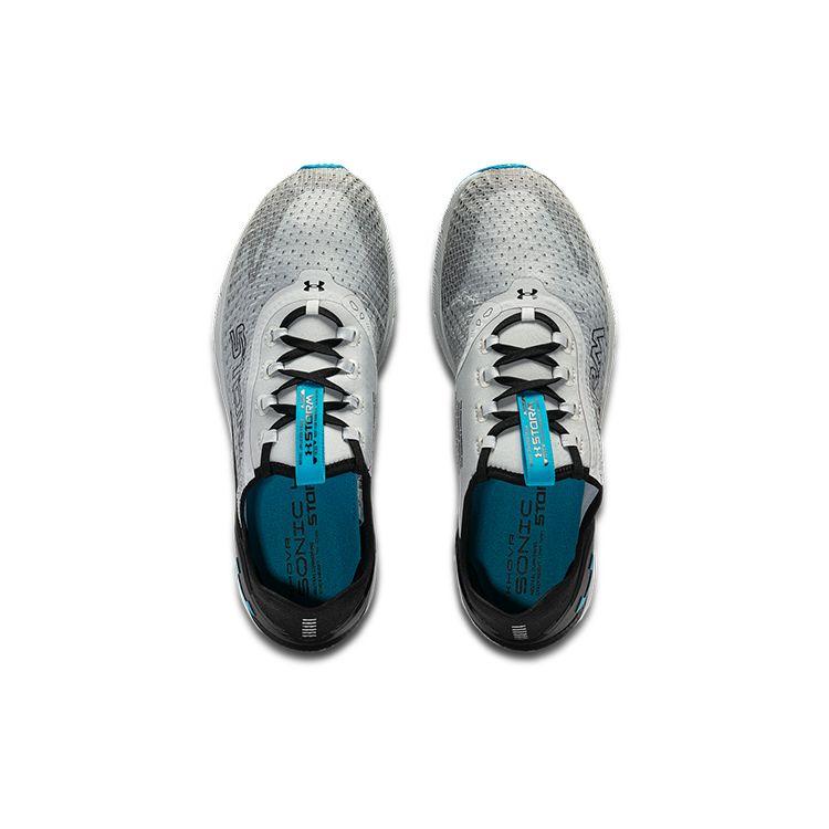 Under Armour HOVR Sonic 4 Storm CN Quality Durable Fabric Low Top Running Shoes Men sneaker Halo-Gray 3025469-102