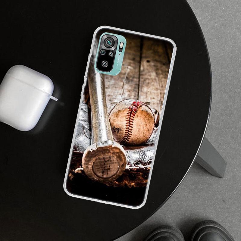 Baseball Sport Phone Case Cover for Xiaomi Redmi Note 15 14 13 12 11 Pro Plus 14S 12S 11S 11T 11E 10S 10 Customized Fundas Redmi