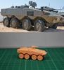 Izrael Eitan Obrněné bojové vozidlo Resinová stavebnice 1/144 (IDF) (jemný detail)