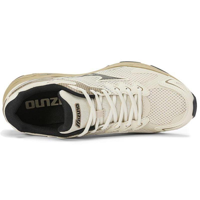 Mizuno Racer S Mesh Breathable Low Top Running Shoes Unisex Grey Black D1GH223505