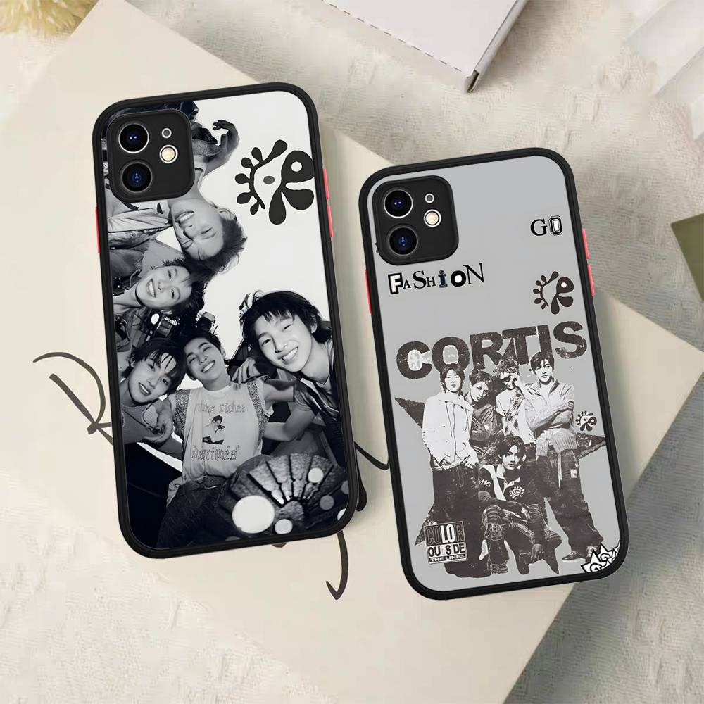Hot Kpop C-CORTIS For IPhone 15 16 Pro Max 11 12 13 14 XS XR X Plus 16E Matte Translucent Phone Cover