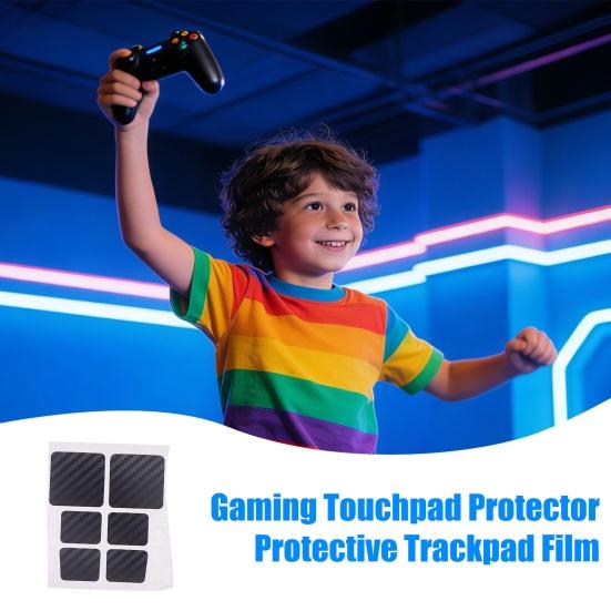 6 st/set Touchpad-skyddsklistermärke Kompatibel för Steam Deck Vattentät PVC Spelkonsol Pekplatta Skydd Texturerad Hud Speltillbehör