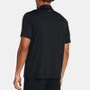 Under Armour Solid Logo Breathable Casual Short Sleeve Polo Shirt Men tops Black 1383714-001