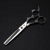 6.0 Inch Silver Monster Dragon Handle, Hair Scissors, Hair Scissors, Flat Scissors, Bangs Scissors, Tooth Scissors, Thin