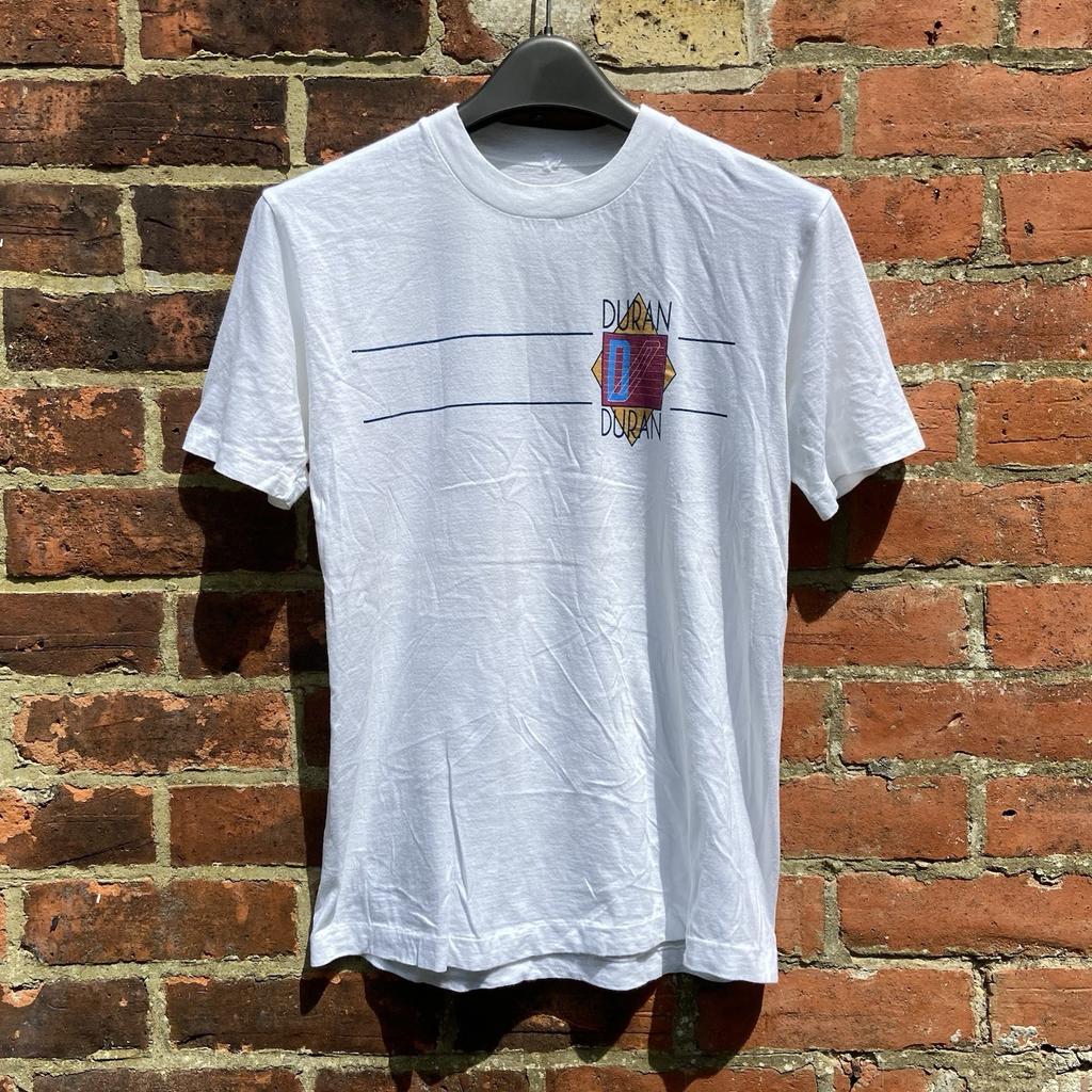 Maglietta Vintage anni '80 Duran Duran Taglia Piccola Seven & The Ragged Tiger Promo Pop Band Maglietta Unisex
