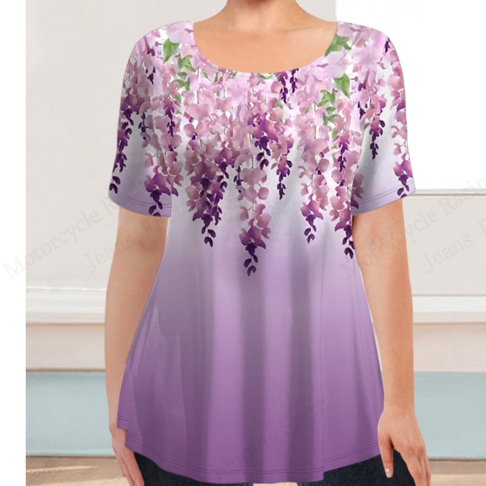 Casual Short Sleeved Printed Fashionable Oversized 3D Top Pattern T-shirt for Men Comfortable Summer Round Neck