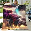 3D Natural ,Tornado, Cloud Blanket,Flannel Blanket Throw Blanket,Warm Blanket for Home Living Room Bedroom Beds Sofa Picnic Kid