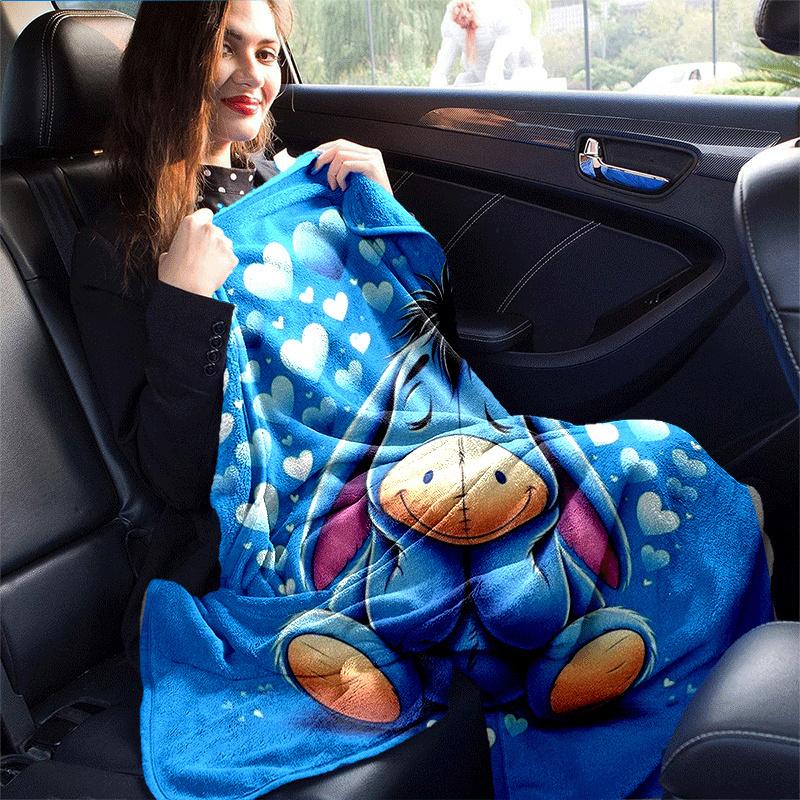 1pc Winnie The Pooh Printing Blanket - Soft, All-Season Throw for Office Blanket, Car, Travel