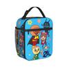 A-Anpanmans Anime Cartoon Insulated Lunch Bag High Capacity Baikinman Cooler Bag Tote Lunch Box Beach Travel Bento Pouch