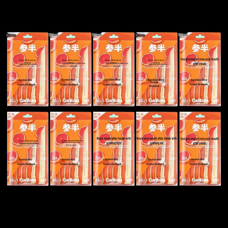 Can Ban Sunny Grapefruit Portable Mouthwash