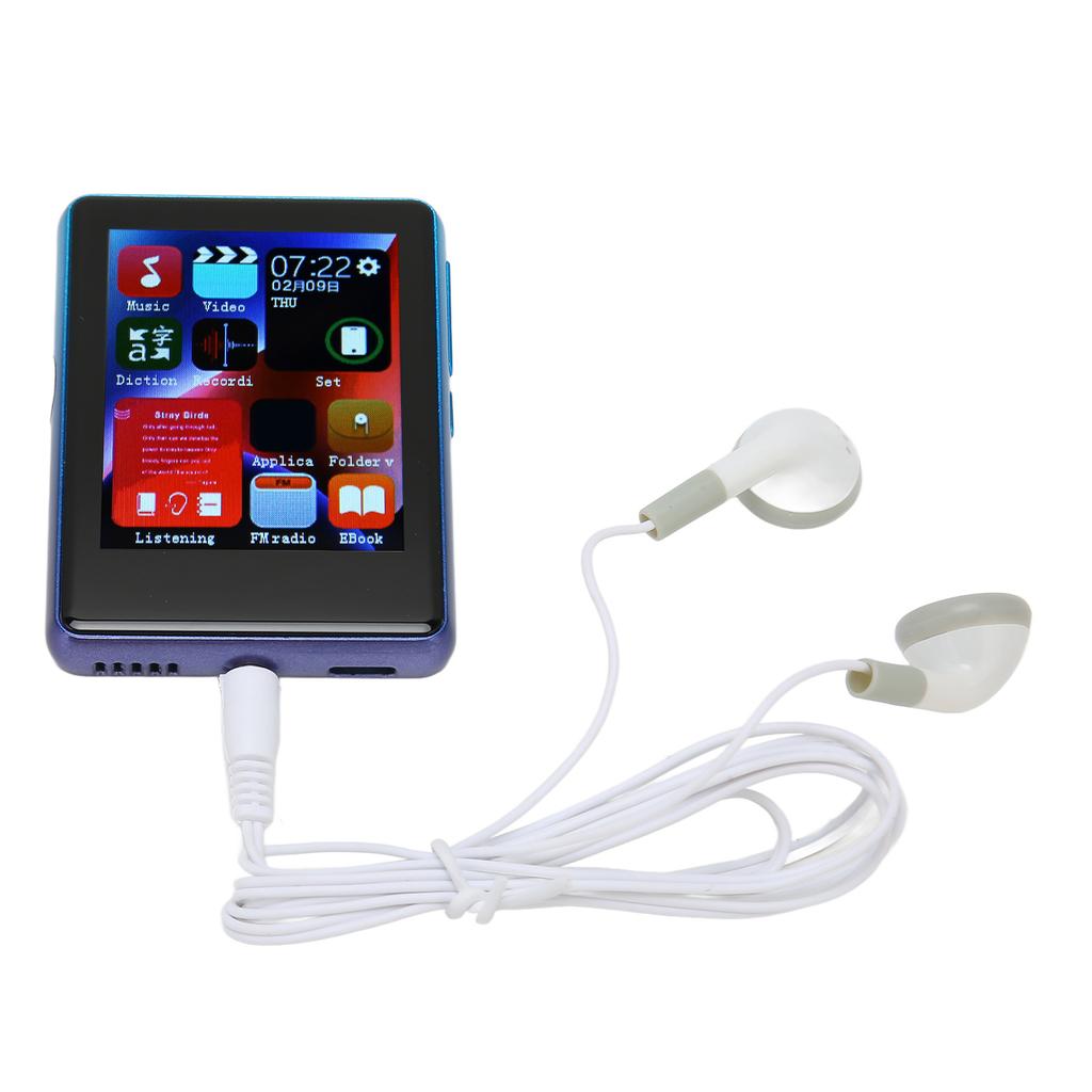 MP3 Player   5.0 Support FM Radio 2.4inch Full   HD Noise Reduction Portable MP3 Music Player