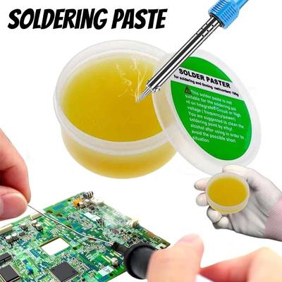 30g/70g/100g Kolophonium Bleifreies Umweltfreundliches Lötflussmittel Schaltungspaste Elektrische Platinenteile Reparaturwerkzeug Schweißen