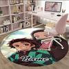 Customizable Demon Slayer6 Round Non-Slip Carpet - Ideal for Garden, Picnic, Office, Perfect for Decoration, Suitable For All Seasons