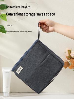Borsa da Trucco da Donna di Grande Capacità: Organizzatore da Viaggio con Design Portatile e Separazione Umido/Secco