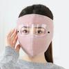 New Unisex Face Mask Windproof Antifog Cycling Cap HD Goggles Fleece Face Shield Motorcycling Winter Protection