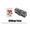 2GA Subwoofer Audio Cable 60 AMP Fuse Wiring Fuse Holder Wire Cable Copper Clad Aluminum Car Amplifier Cable Audio Modification
