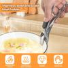 2 Pcs Multi-Function Bowl Clip Stainless Steel Anti-Scald Bowl Holder for Kitchen Gripper Clip Or Securely Lifting Hot Bowls Plates