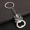 Frog Wolf Turtle Lion Bronze Color Metal Bottle Opener Keychain Mini Pocket Beer Opener Keyring