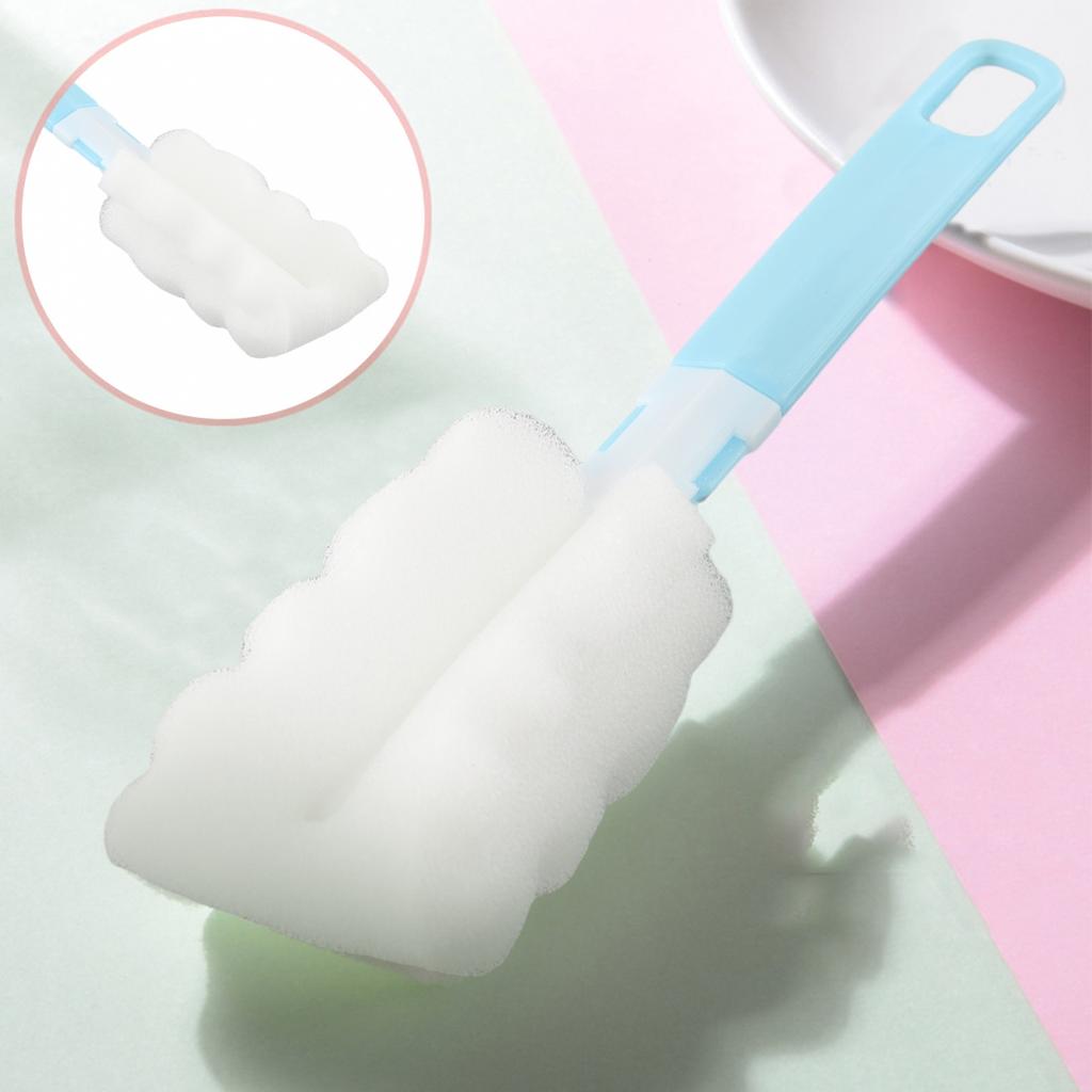 Sponge Brush Bottle Cleaning Detachable Folding Brush Glass