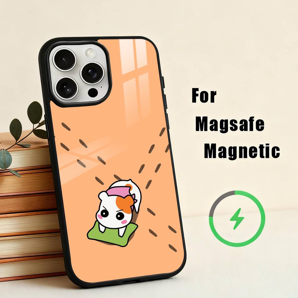 L-Lovely O-Oruchuban E-Ebichu Phone Case For iPhone17,16,15,14,13,12,11 Plus,Pro Max Magnetic For Magsafe Wireless Charging