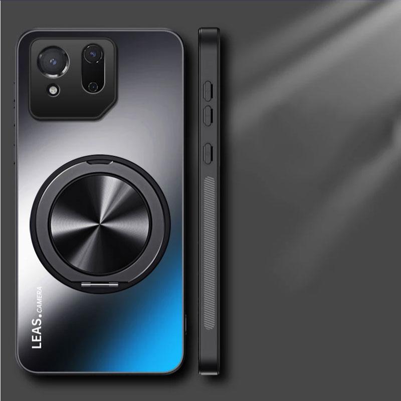 Magnetické pouzdro pro Asus Rog Phone 9 Pro Phone 8Pro Rog 7 6 Pro Matný nárazuvzdorný nárazník Stojan Tvrdý kryt pro ROG Phone 9Pro 7Pro