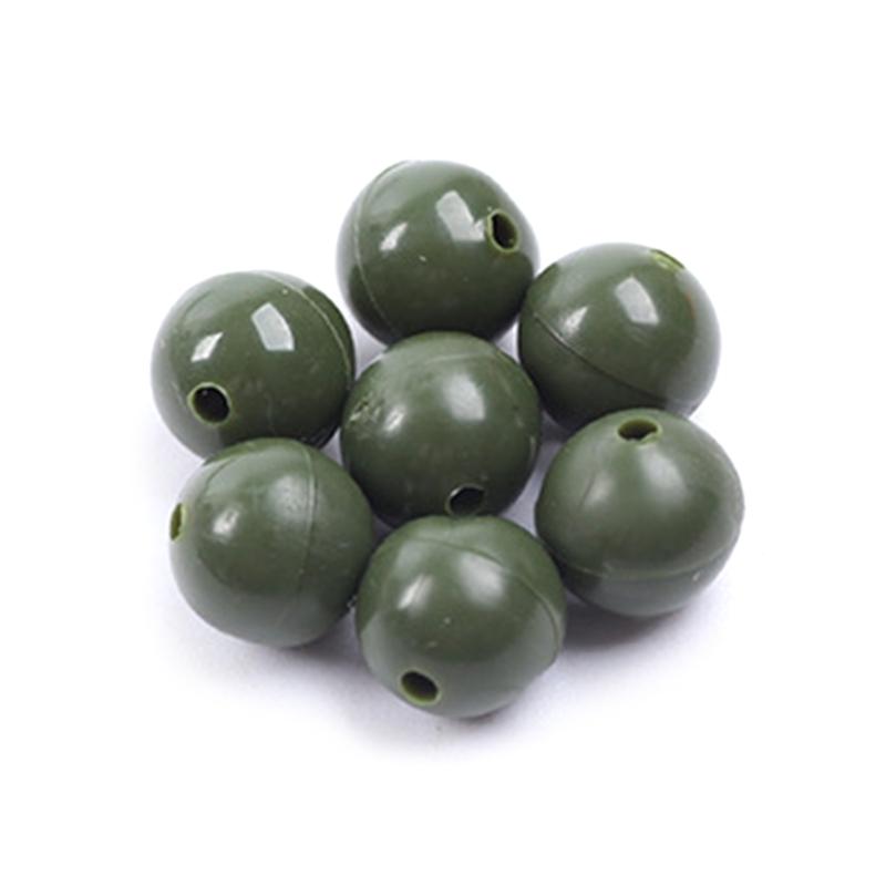 100Pcs Fishing Baits Rigs Eggs Fishing Beads Stoppers Fishing Tackle Accessory 5mm-8mm Soft Fishing Beads Shock Bead