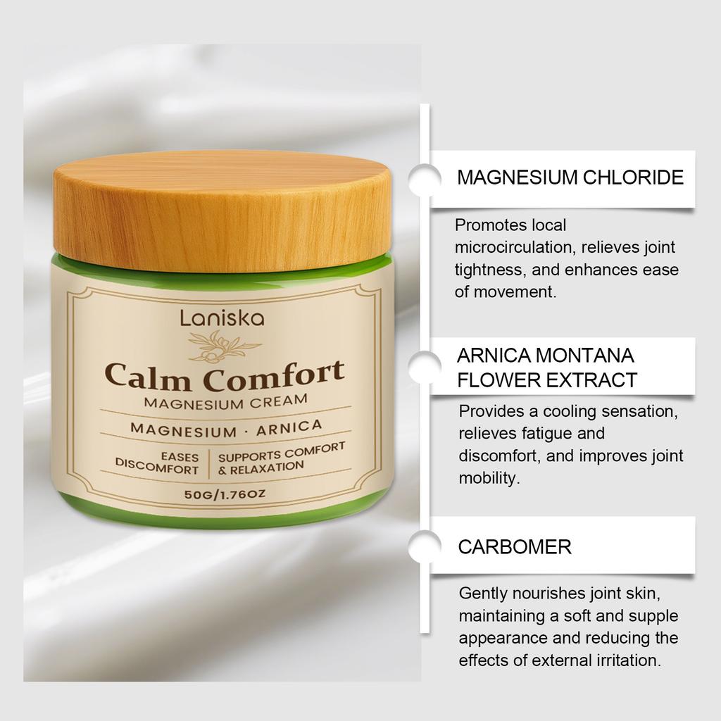 LANISKA Moisturizing Magnesium Cream Body Massage Cream