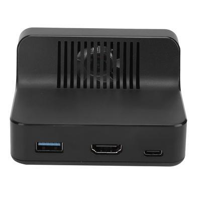 2 4K 60Hz HD Arayüz Çıkışı 2.0 RGB Işık USB3.0 Type C PD100W Soğutma Fanlı Taşınabilir TV Yerleştirme İstasyonu için Uygun TV Taban Standı