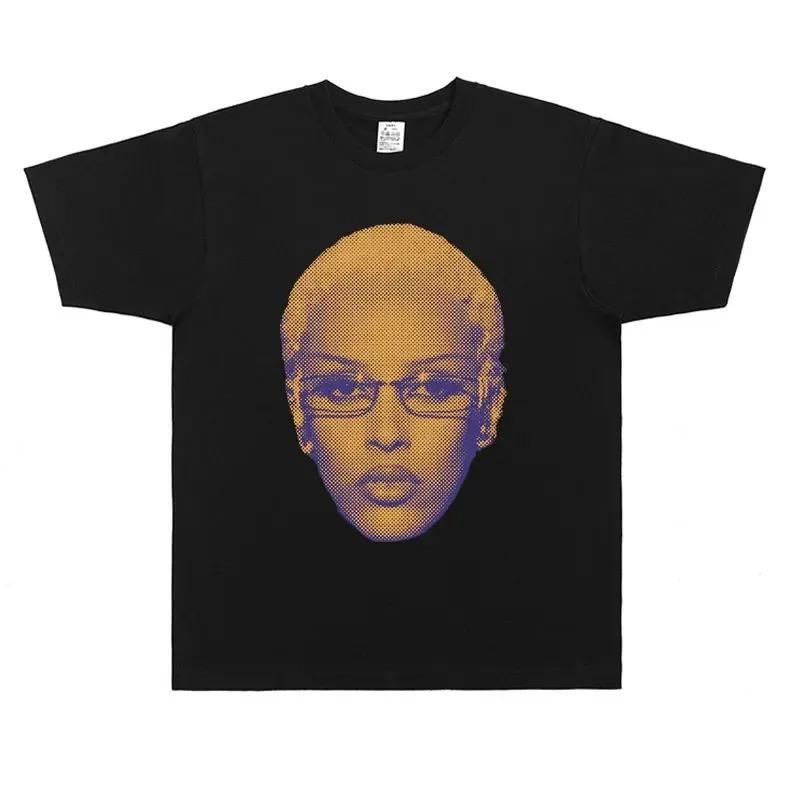 

Unisex Doja Cat Halftone Face Fun Printed TShirt 100 Cotton Crew Neck New Summer Fashion Harajuku Style Oversized Casual Top S