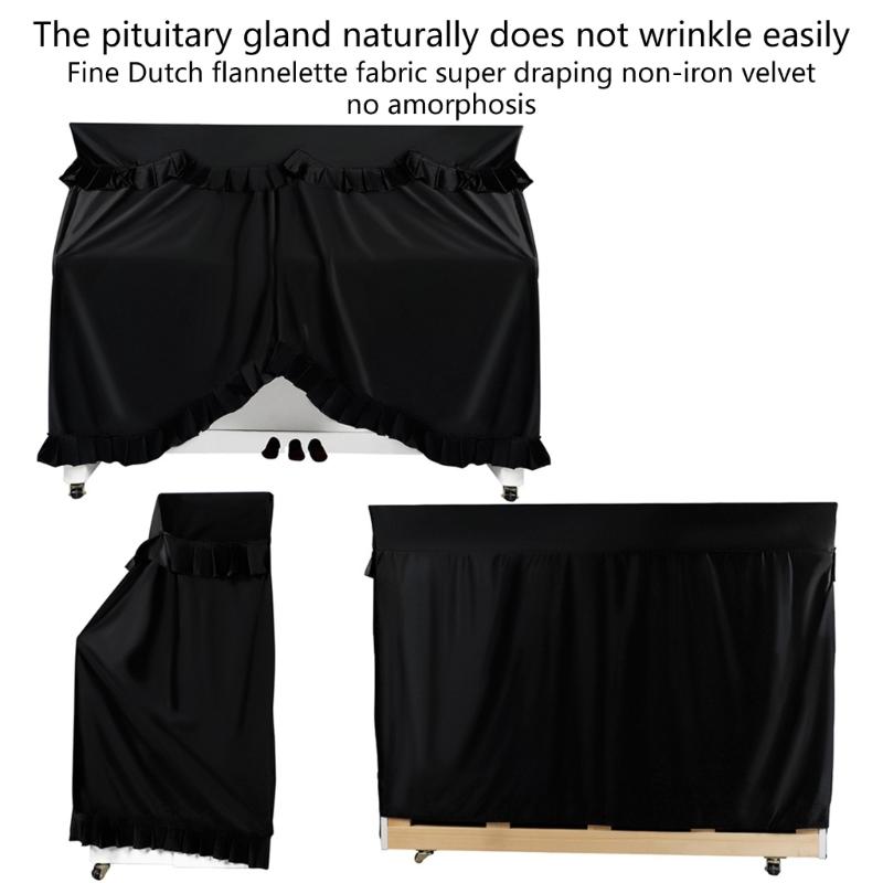Piano Keyboard Dust Cover, 88 Keys Protective Dust Cover Soft Key Cover for Electronic Keyboard Digital Piano Dust Cover
