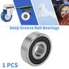 Motoforti 6200DDU Deep Groove Ball Bearings P0 10x30x9mm Lubricated Bearings Double Rubber Seal Scooter Skateboard Wheel