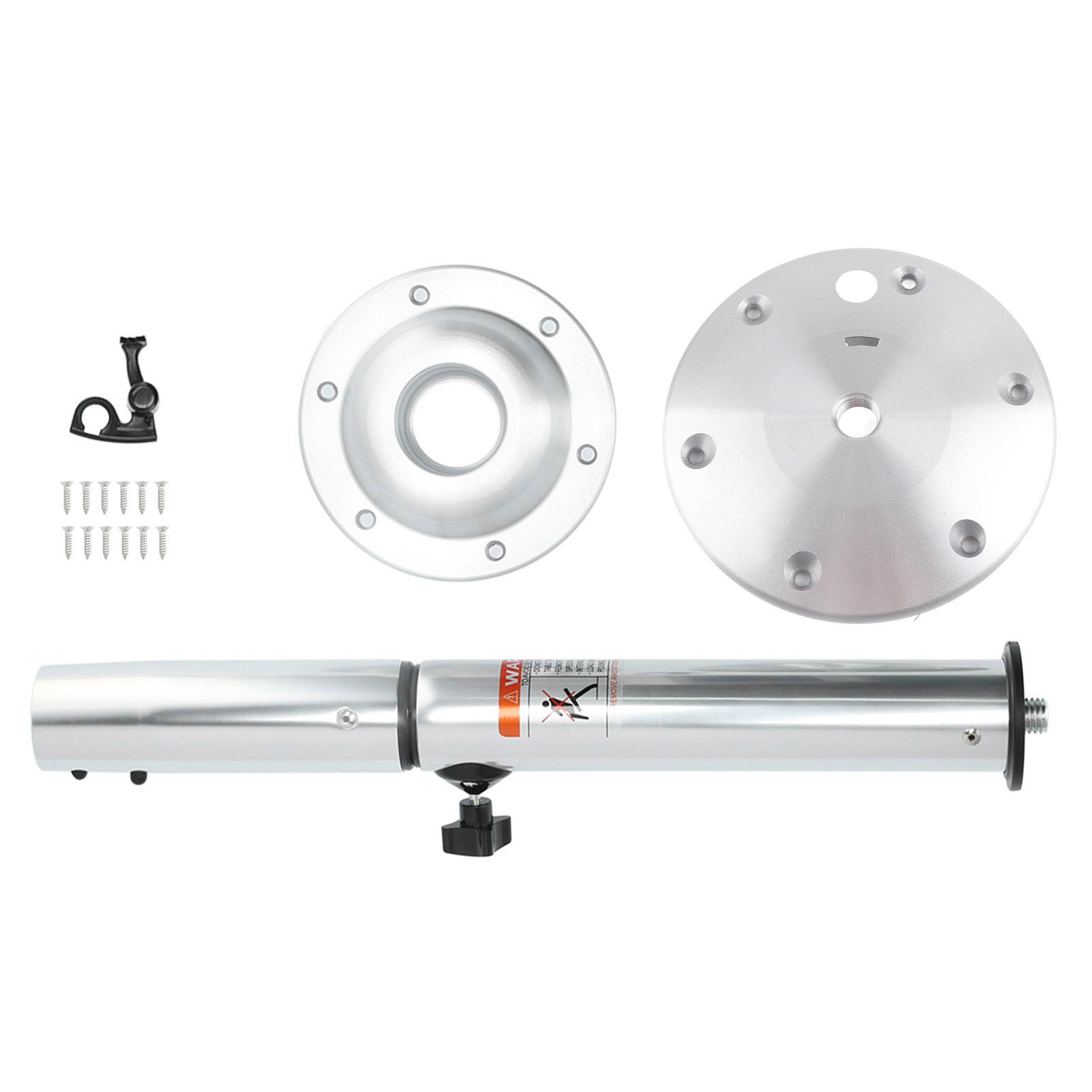 

Комплект пьедестала для стола 22-28 дюймов, регулируемые по высоте ножки стола с основанием для поверхностного монтажа, универсальный для дома на колесах, яхты