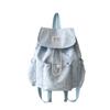 Schoolbag: Fresh and Cute Star-shaped School Bag, Korean Style INS Style Drawstring Drawstring Double Shoulder Bag, Girly Commuter Backpack