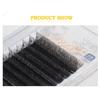 Yelix Y Eyelashes Extension 7-17mm Soft Brazilian Cilia and LU Curl Two Tip Volume Fan Lash Extension Supplies Faux Cils YY Lash